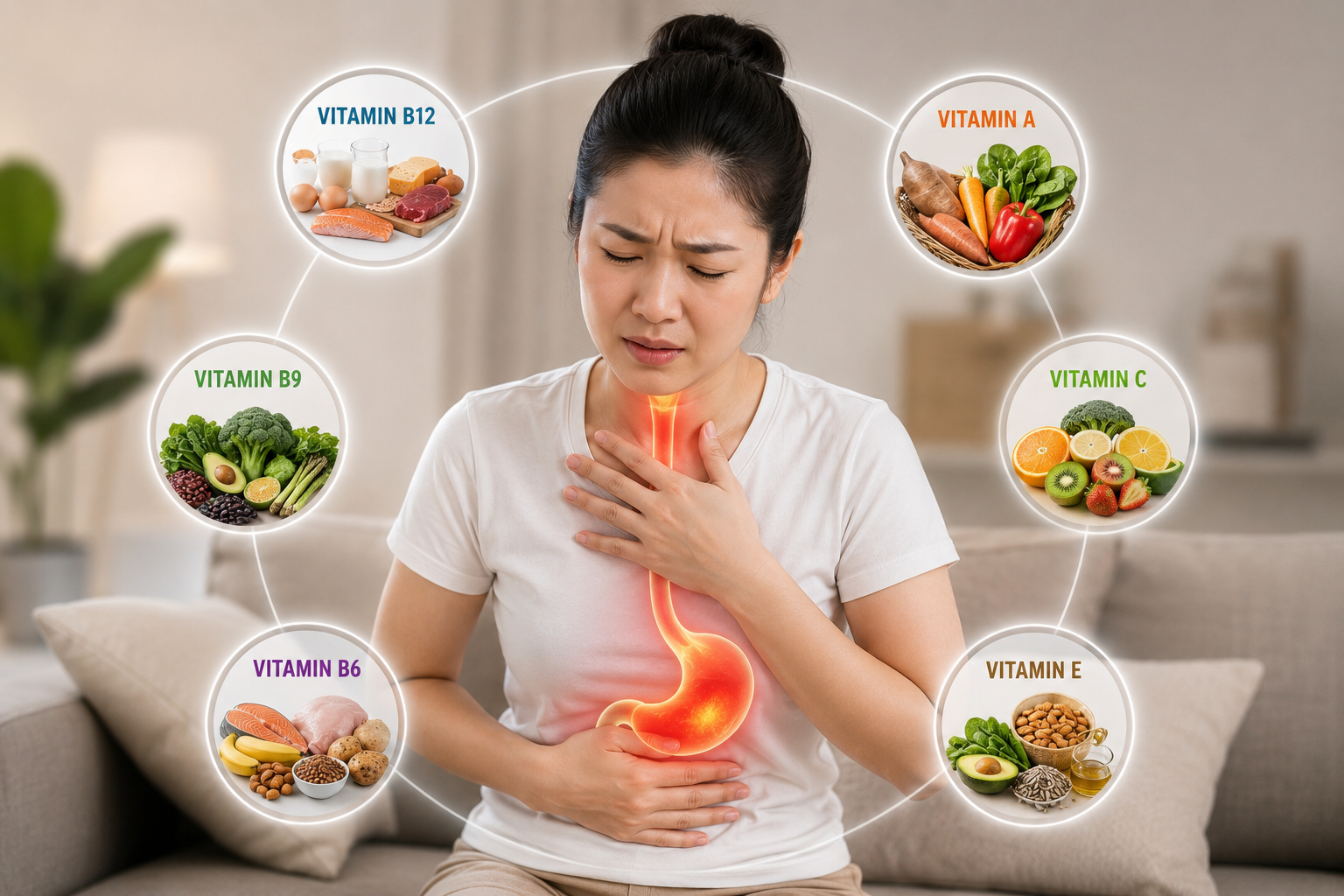 Bổ Sung Vitamin Cho Người Bị Trào Ngược Dạ Dày Đúng Cách