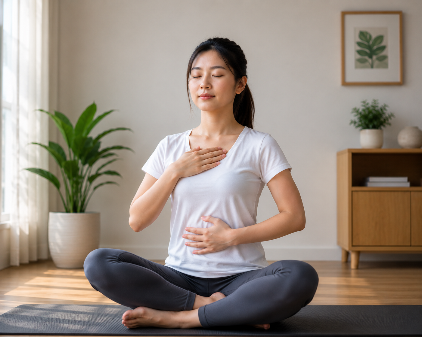 Các bài tập thở cơ hoành giúp cải thiện sức khỏe gan - Ảnh 1.