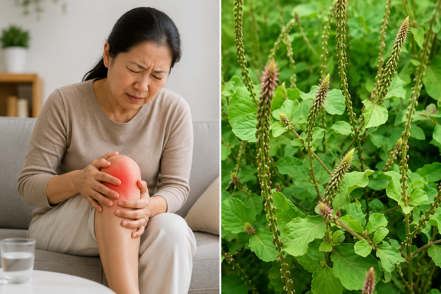 Cách dùng cỏ xước với đau nhức xương khớp - Ảnh 1.