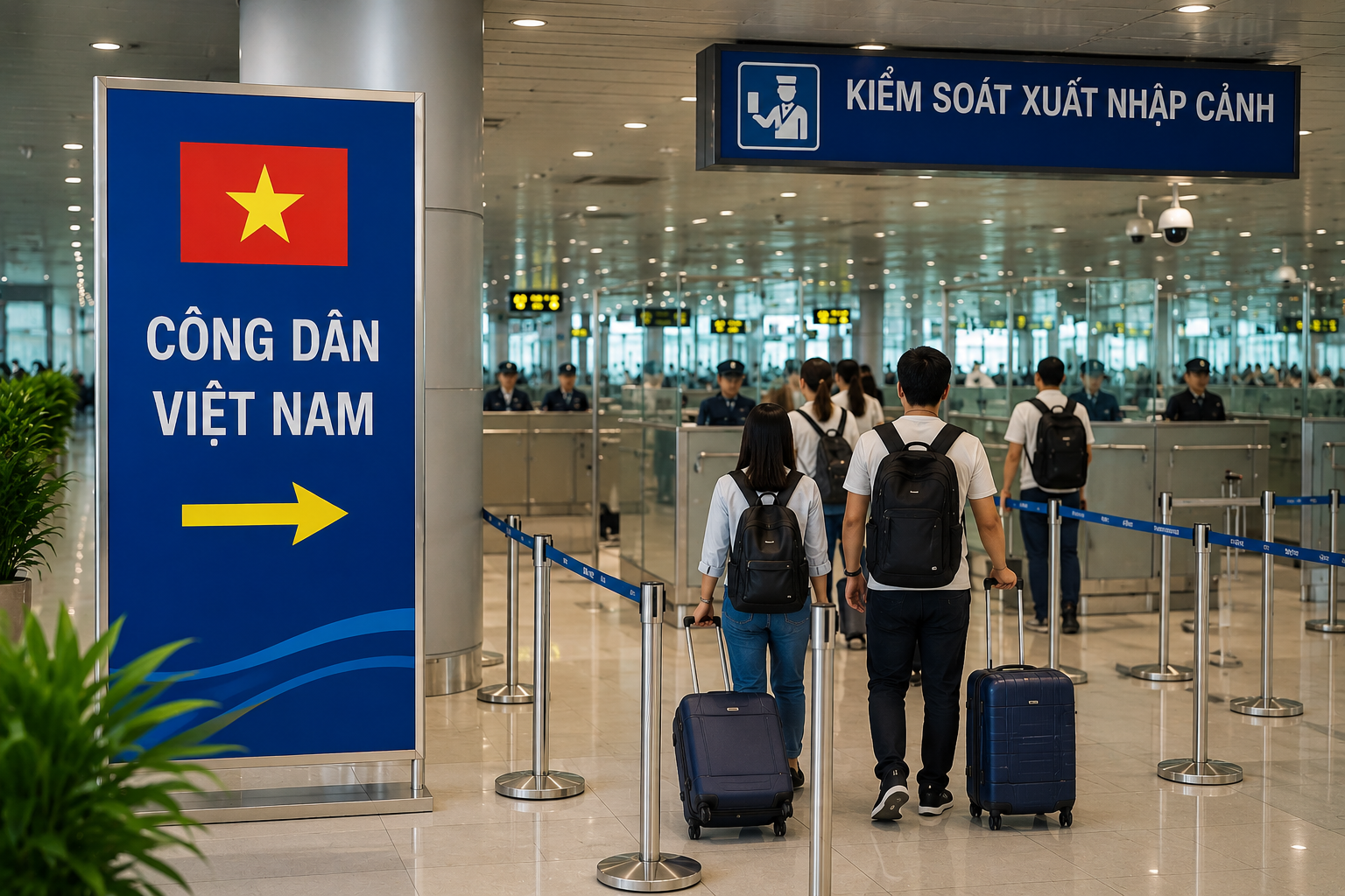 Công Dân Việt Nam Được Tạo Điều Kiện Nhập Cảnh Nhanh Tại Sân Bay Nội Bài