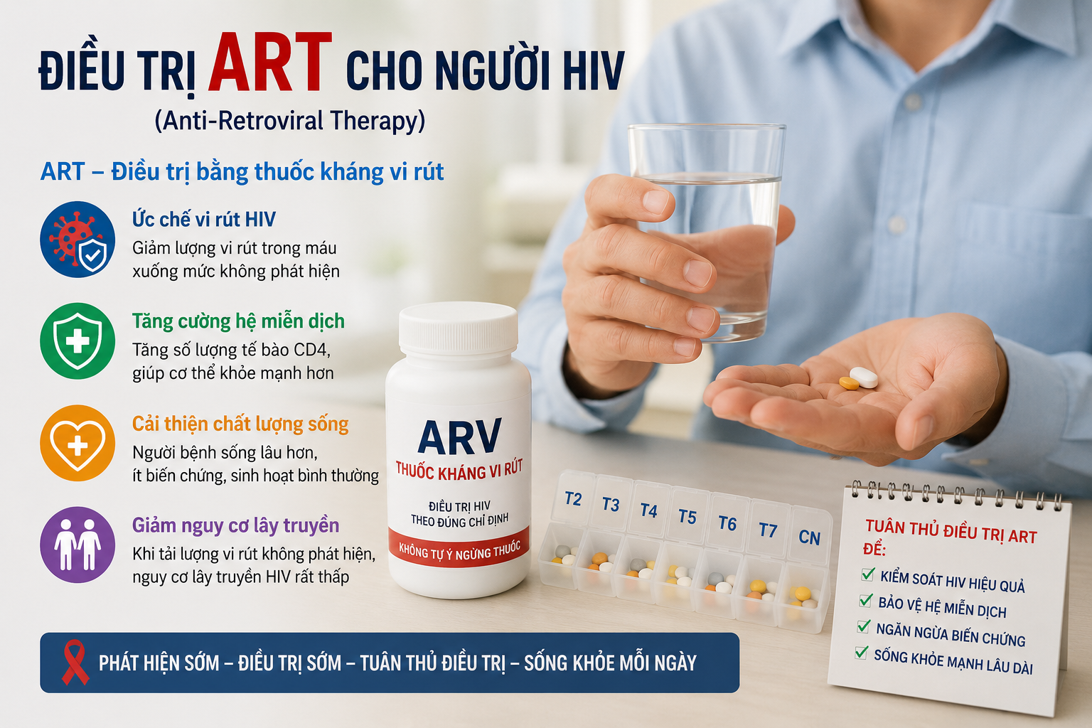 HIV kiểm soát như một bệnh mạn tính