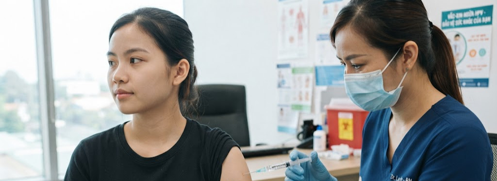 Tiêm phòng HPV rồi có cần khám tầm soát ung thư cổ tử cung không? - Ảnh 1.