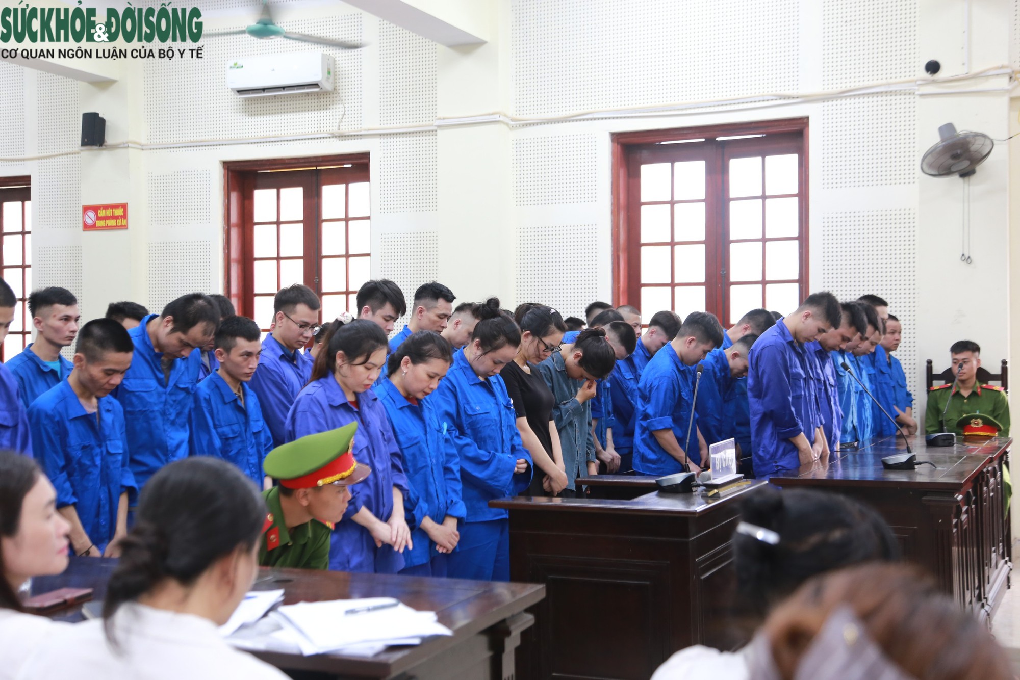 bị cáo tại phiên tòa Ảnh các bị cáo tại phiên tòa