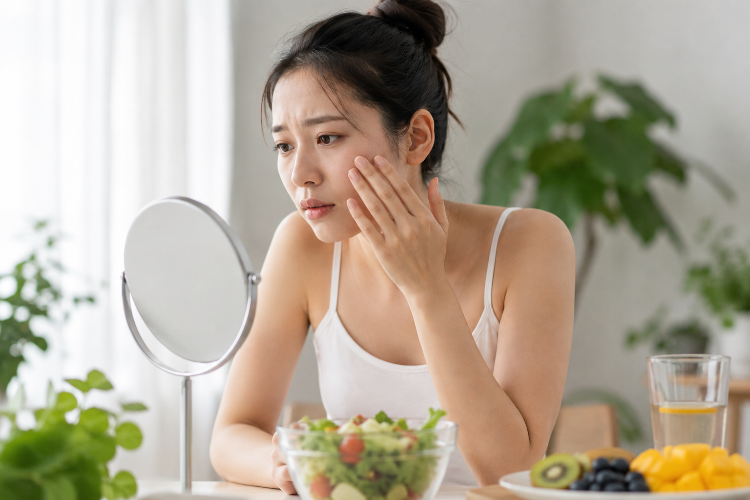 Nguyên nhân khiến làn da xấu dù uống collagen đều đặn - Ảnh 1.