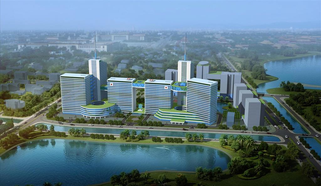 Phối cảnh Khu 1 - Khu Phức Hợp Y Tế