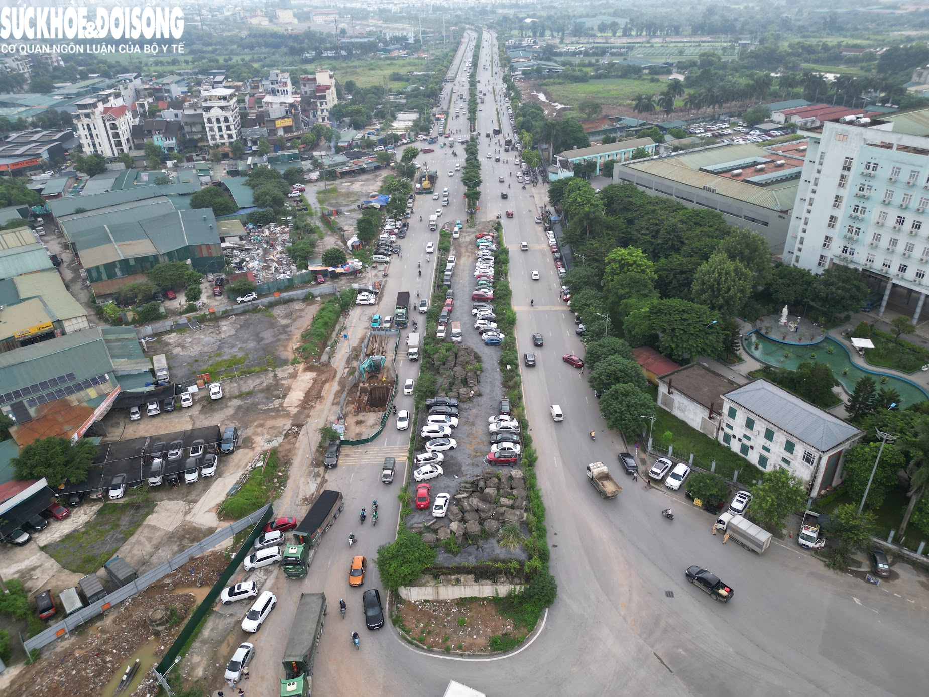 edit-dji0999-17862857449091623953819 Điểm nóng giao thông Phạm Tu - đường 70 - Ảnh 5.