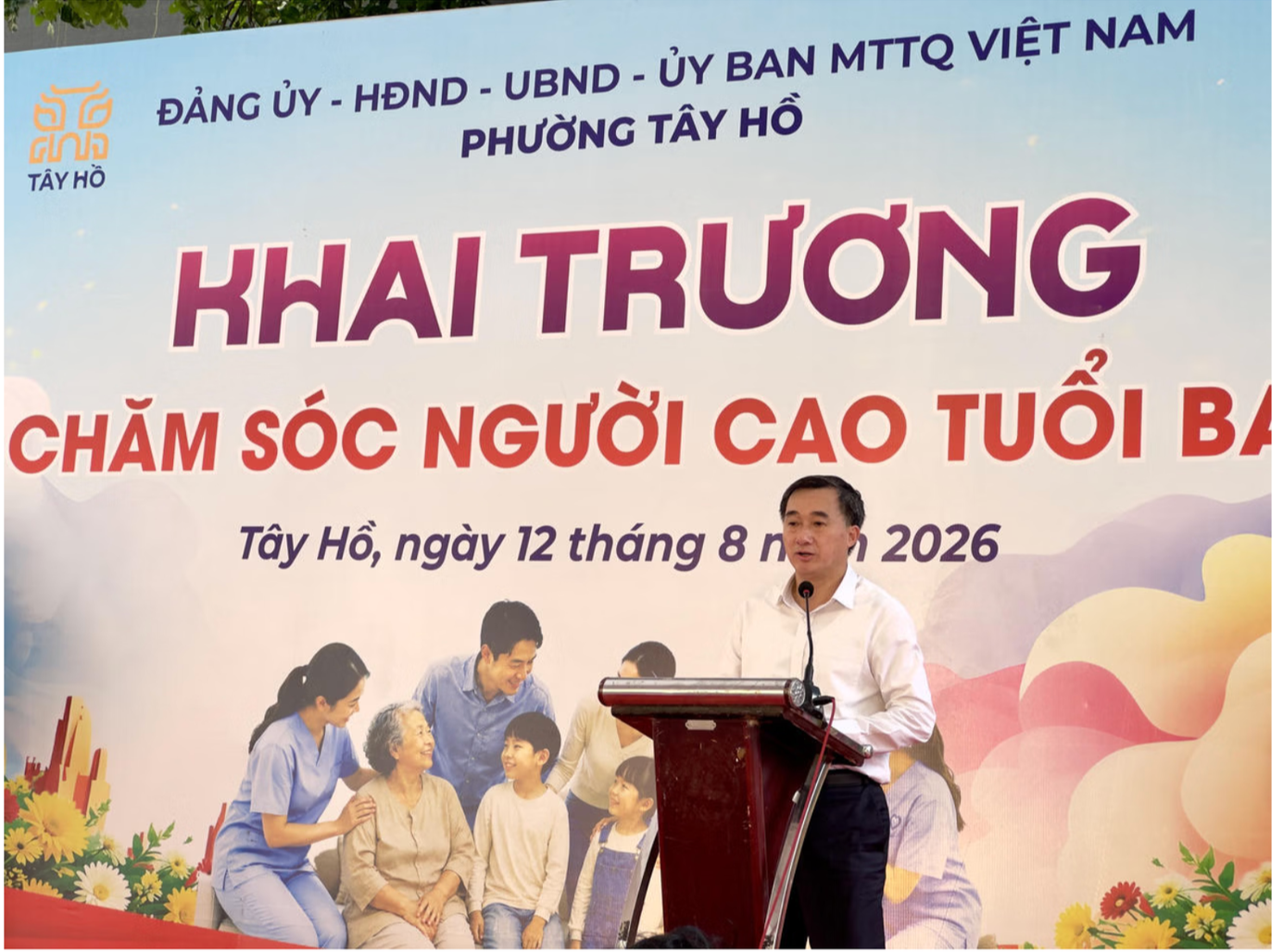 Thứ trưởng Trần Văn Thuấn phát biểu về chăm sóc người cao tuổi