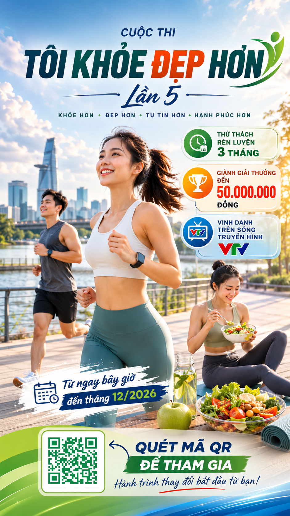 Thể lệ cuộc thi Tôi khỏe đẹp hơn Lần 5 - Ảnh 1.