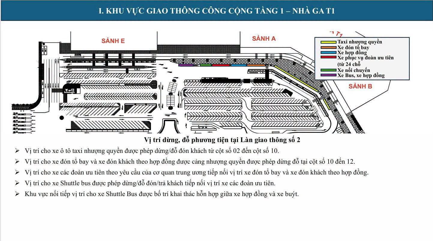 Thay Đổi Điểm Đón Xe Tại Sân Bay Nội Bài- Ảnh 2.