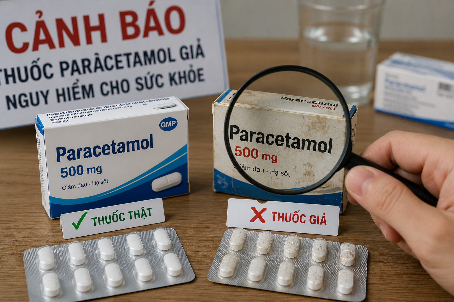 Cách Nhận Diện Thuốc Paracetamol Thật và Giả