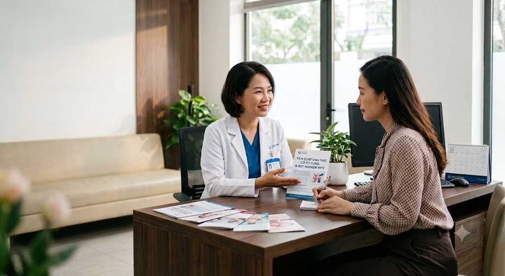 Phát hiện ung thư cổ tử cung qua xét nghiệm - Ảnh 1.
