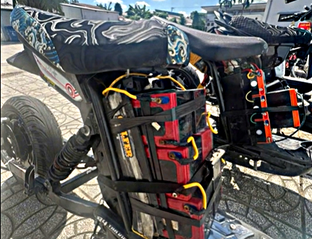 Xe đạp điện bị độ chế- Ảnh 3. Xe đạp điện bị độ chế- Ảnh 3.
