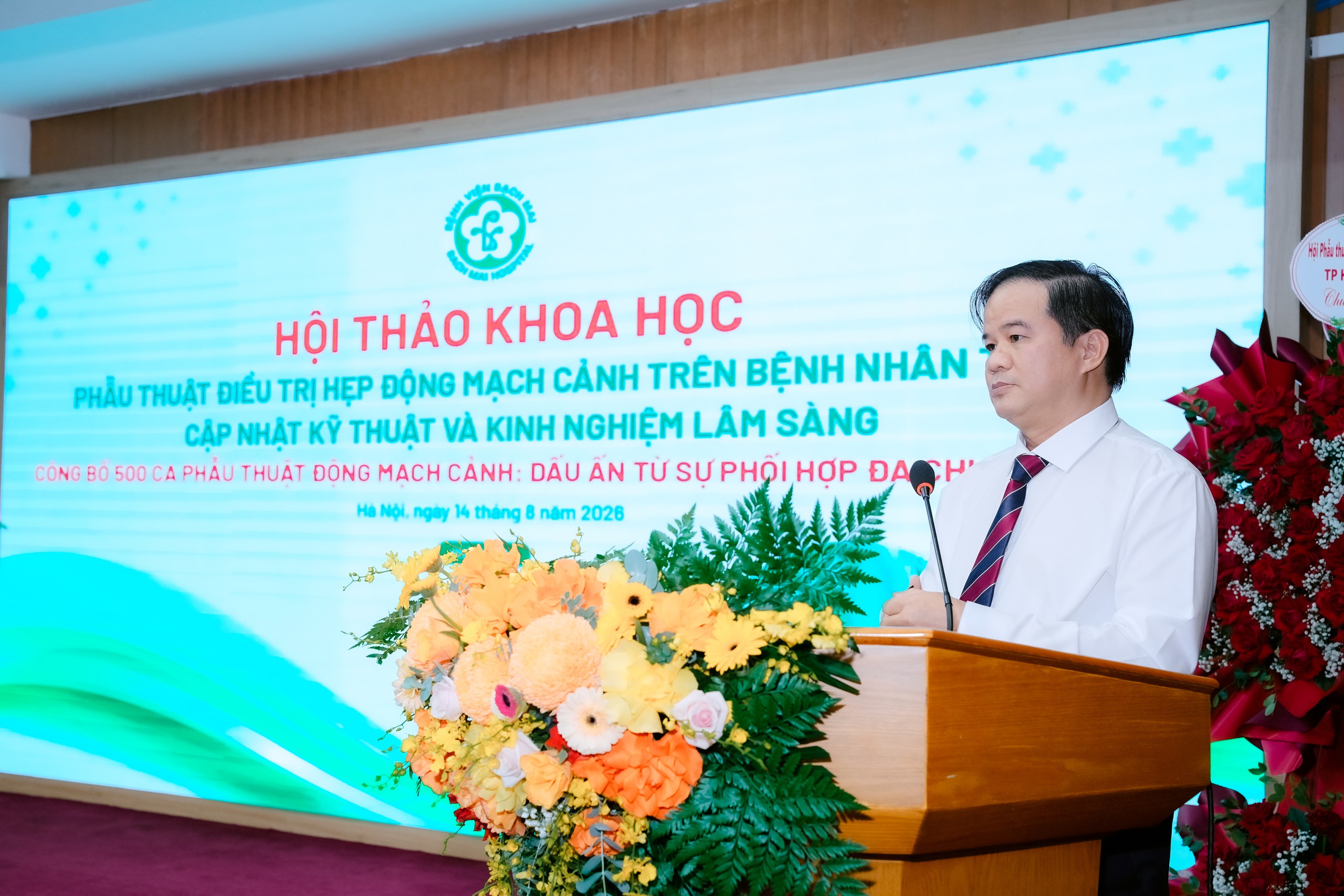 Bệnh viện Bạch Mai kỷ niệm 500 ca phẫu thuật động mạch cảnh, hướng tới chương trình vascular đột phá