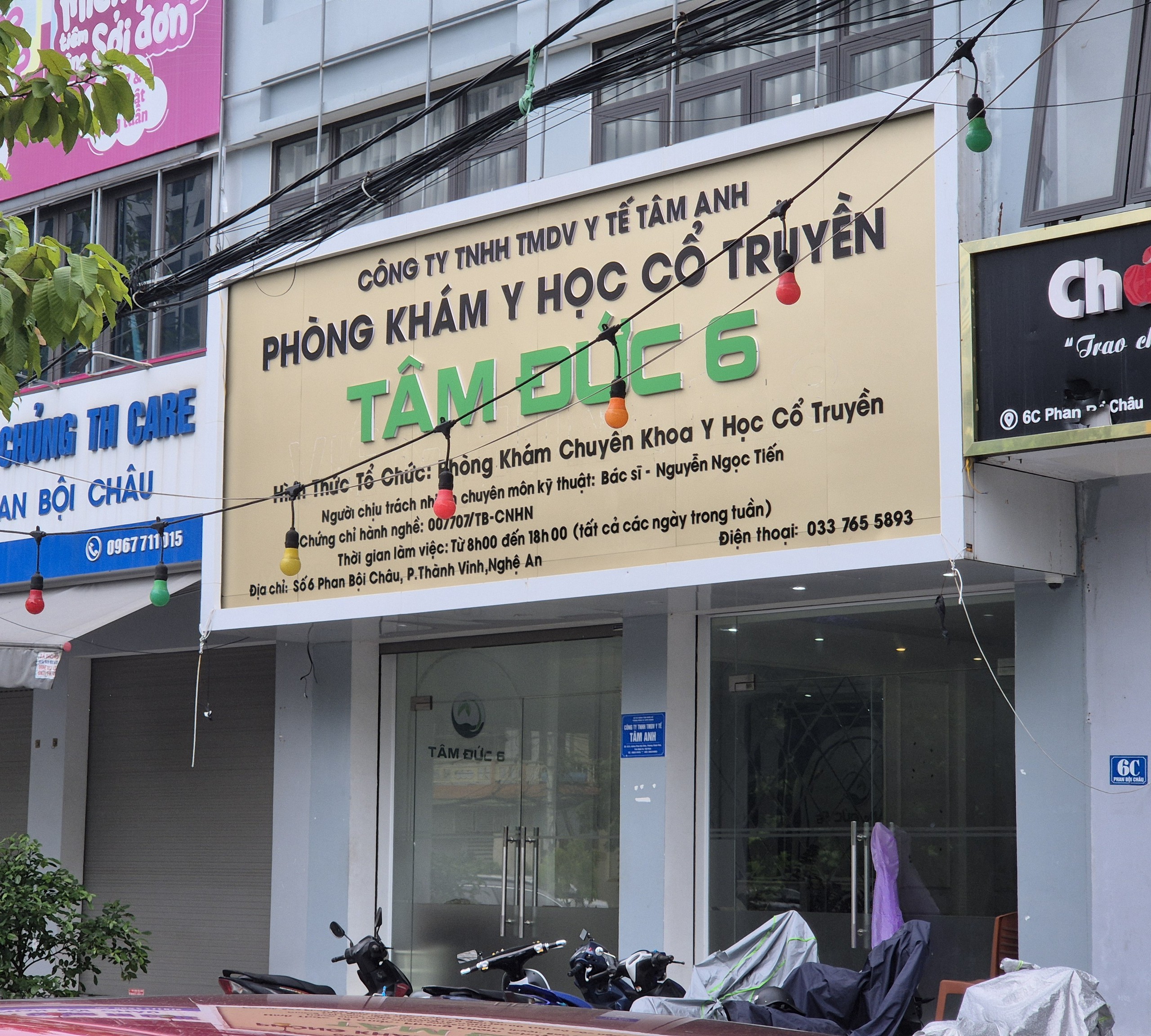 Phạt 152 triệu và đình chỉ 12 tháng: Sự cố tại Phòng khám YHCT Tâm Đức 6 ở Nghệ An
