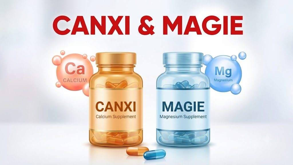 Canxi và magie sau tuổi 60: lý do cần kết hợp và cách dùng hợp lý