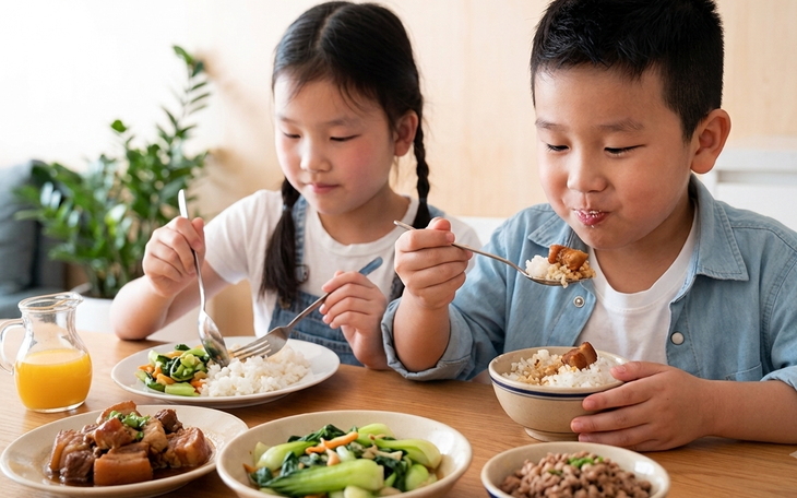 Bữa sáng đủ chất giúp học sinh học tập trung hơn trong năm học mới - Ảnh 1.