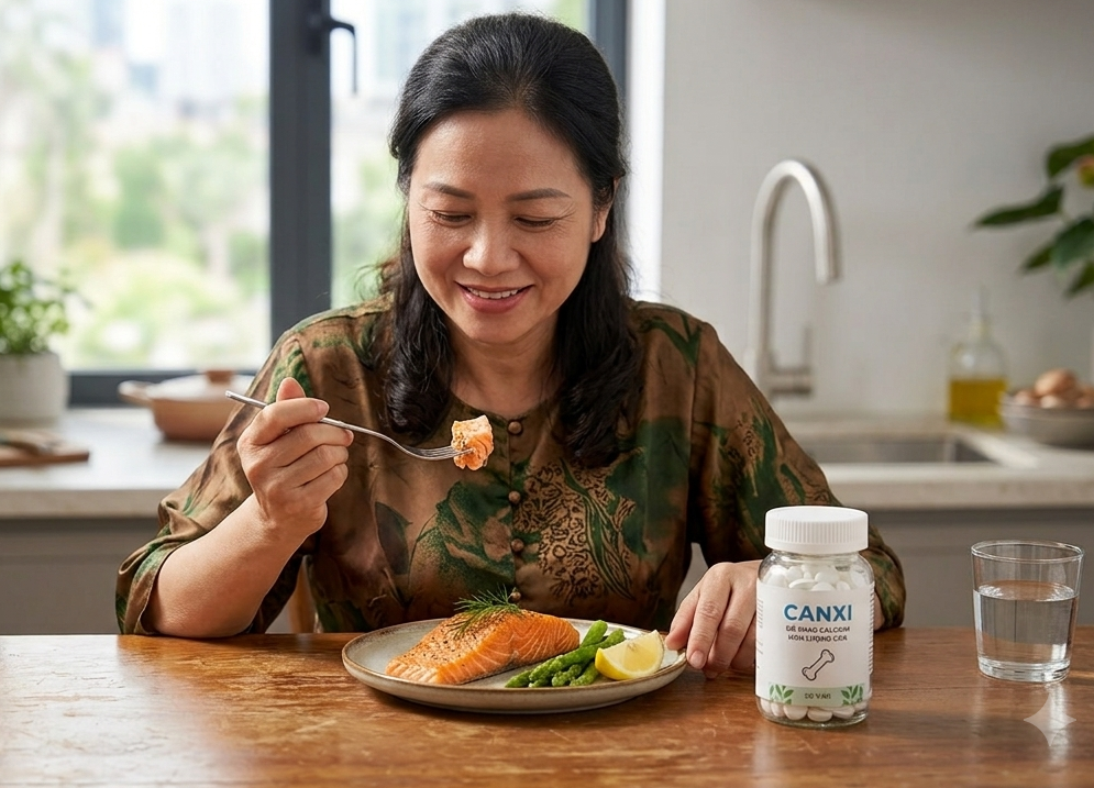 Ăn uống thông minh khi dùng viên canxi: thực phẩm và thói quen nâng cao hấp thụ